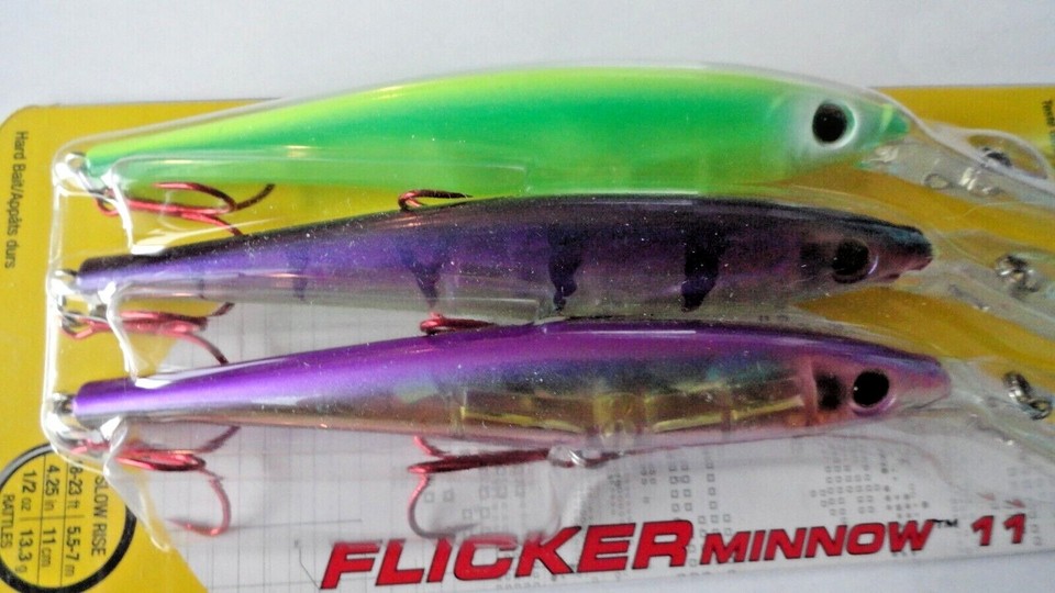 Berkley Flicker MINNOW Crankbait #11 (Select Color) 3-PACK | eBay