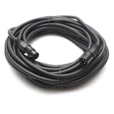 Heavy Duty 50 Foot XLR Microphone Cable 18 AWG Black