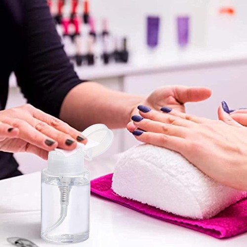 Press Pumping Dispenser Makeup Remover Bottle Nail Polish Remover Container - Picture 4 of 15
