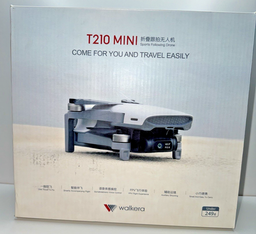 Walkera Foldable GPS Drone T210 mini with 4K HD camera Under 249g Follow me - Picture 3 of 9
