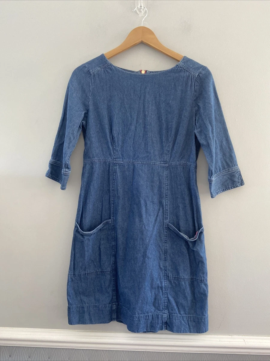 white christmas dresses The Everyday Denim Midi Washed Denim / S main image 0