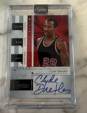 2025-26 Panini Signature Series Clyde Drexler Autograph /25 Portland NBA Card