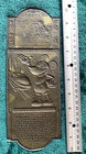 Brass Disneyland plaque opening day speech walt disney business card not 1955 — photo 3