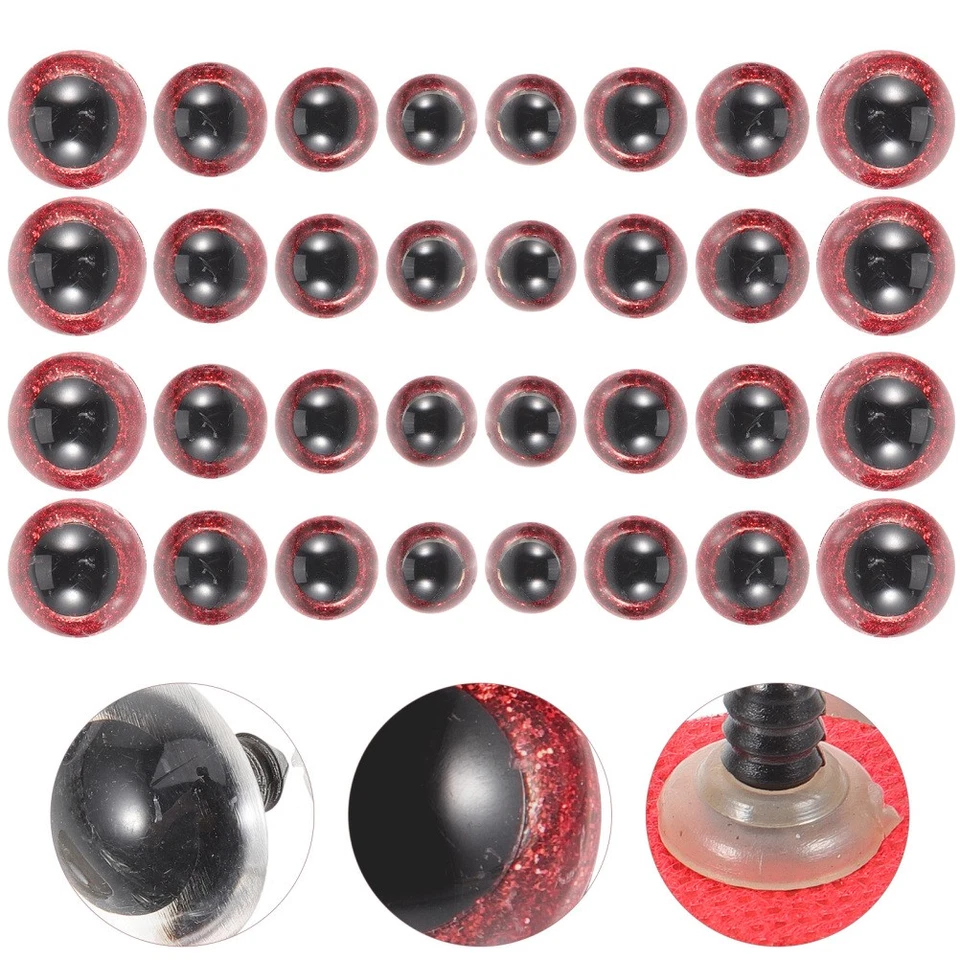  40 pezzi pratici occhi artificiali Occhi da bambola per vacanza Pimboli di - Immagine 2 di 4