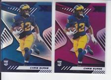 2 - 2021 Chronicles Draft XR CHRIS EVANS Blue Foil /99 + Purple /49 Michigan 177