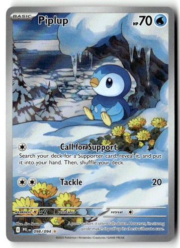 2025 Phantasmal Flames Piplup #98