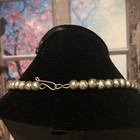 Native Jeweler  Coin Silver (.900) & Genuine AMETHYST Squash Blossom Necklace — photo 5