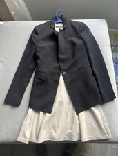 White House Black Market Women  s Black Blazer 1-Button Classic Size 00
