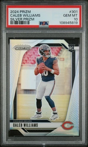 2024 PANINI PRIZM #301 CALEB WILLIAMS SILVER PRIZM