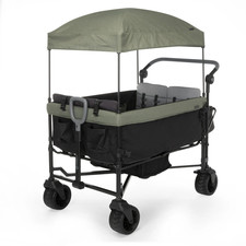 Safety 1st CV456HHA Summit Sprint Quad Wagon Stroller, Olive Haze