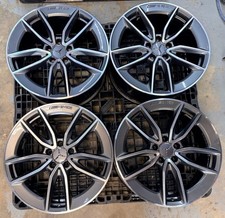 2024 Mercedes C43 AMG OEM 19" Staggered Machined Grey Wheels Rims Set of 4 | 20