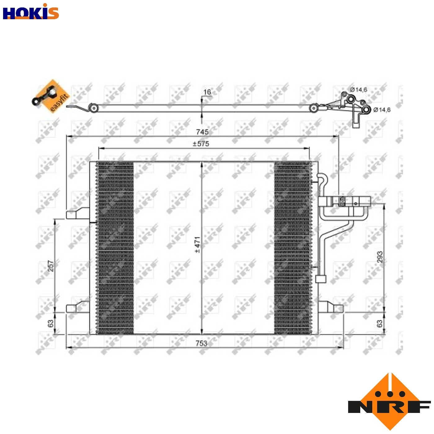 NRF Air-con Condenser - 35936 - Image 10