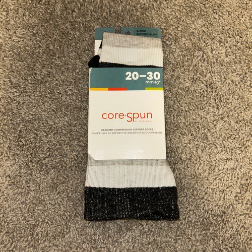 Core-Spun by Therafirm Gradient Compression Socks 20-30 mmHg Sz XLarge