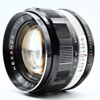 ⏯️[Near MINT ] Konica Hexanon 57mm F1.4 Standard Lens Konica AR