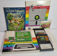  CLEARANCE Tandy Color Computer Game Cart  Manual Lot Downland, Chess etc