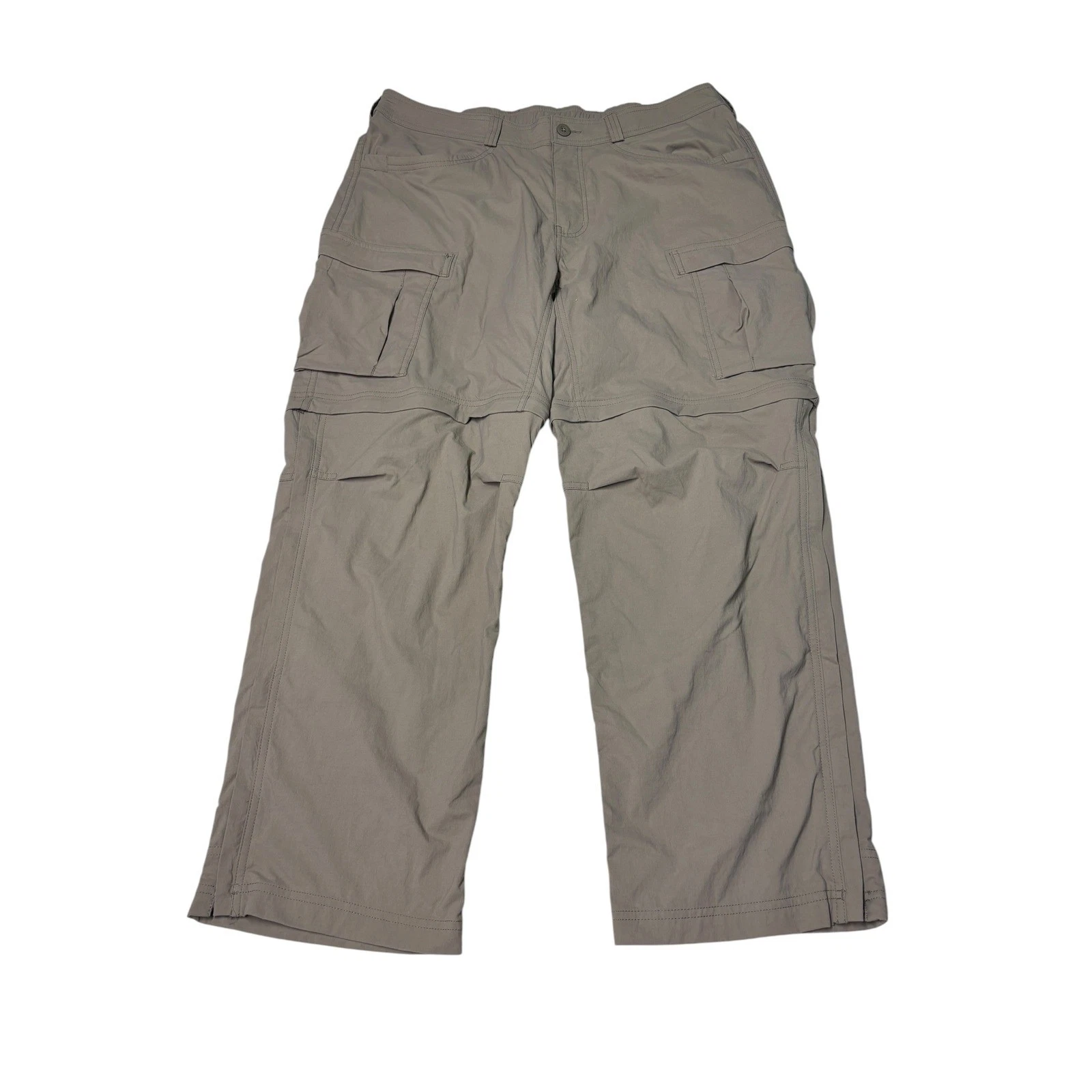 REI Co-op Sahara Convertible Cargo Pants Mens 40x30 Gray Hiking Zip Off
Opens in a new window or tab