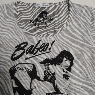 HYSTERIC GLAMOUR BETTY PAGE Tee X1535 Hysteric Glamour x Betty 
