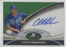 2011 Bowman Platinum Prospect Green Refractor 203/399 Clint Robinson Auto z5i