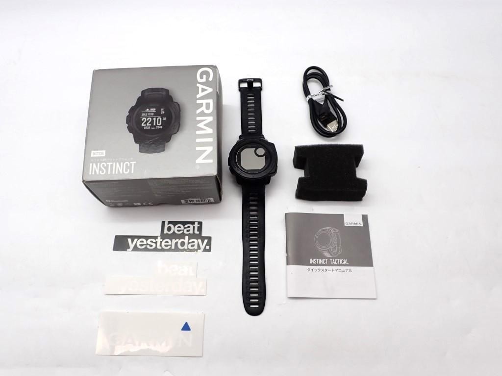 Garmin Instinct Tactical Edition Black with Box & Accessories Pre-Owned