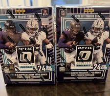LOT OF 2 - 2025 Panini Donruss Optic Football Trading Cards Blaster Box