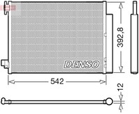 Denso Kondensator Klimaanlage DCN37004 FüR Clio Captur Renault Dacia 4 1 Tce LPG