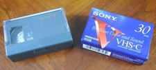 Sony 30 Minute VHS-C Tape Camcorder Videocassette 2 Tapes Lot Premium Grade