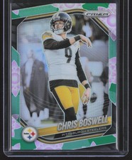 2025 Panini Prizm #174 Chris Boswell Lotus Flower #/18 Pittsburgh Steelers