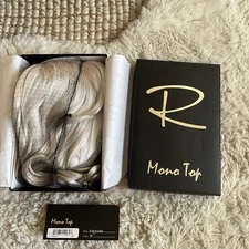 Wig by JON RENAU Mono Top 5725 Alexis Color 60. No Lace Top. White Blonde Color