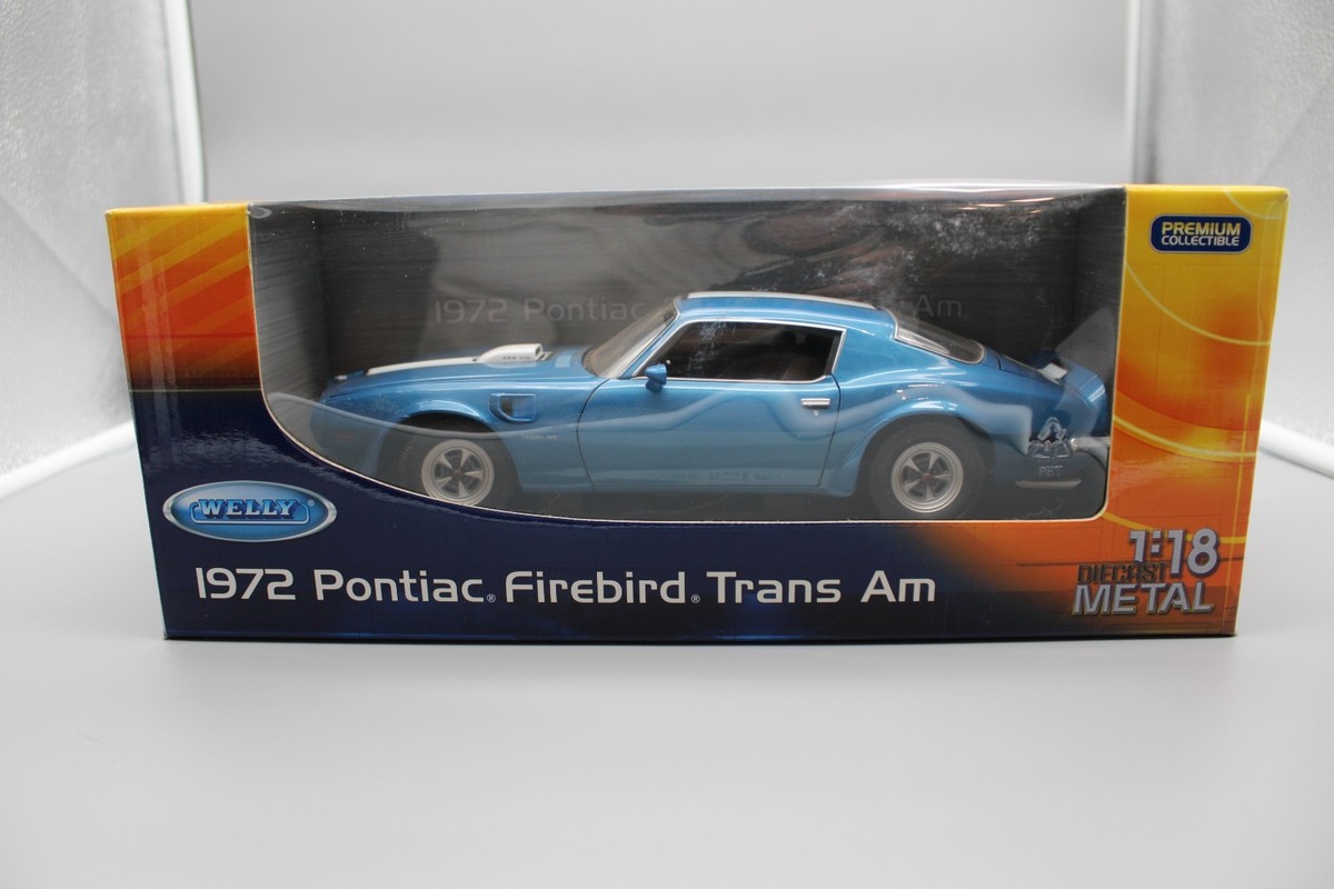 WELLY 1:18 1972 PONTIAC FIREBIRD TRANS AM DIECAST MIB (NEVER
