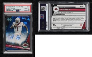 2023 Bowman U Chrome Sapphire Edition Prospect KJ Jefferson PSA 10 GEM MT Auto