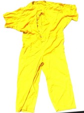 Department Corrections Prison Jail Inmate Uniform Jumpsuit Yellow Size 10XL 10X