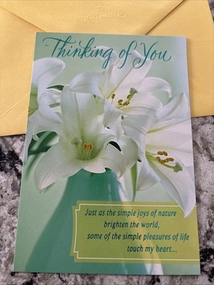 Easter Thinking Of You Someone Special Friend 5 x7  Hallmark Greeting Card