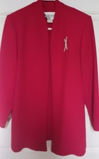 Women's Red Blazer/Jacket, Size 8, Pre-owned