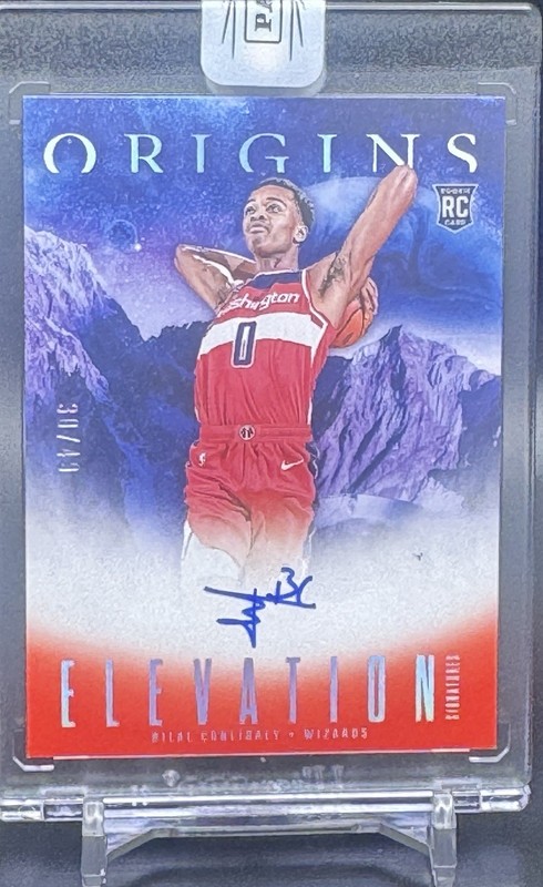 2023-24 Origins #ES-BCW BILAL COULIBALY "Elevation" On-Card Rookie Auto /49