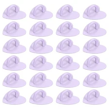 24pcs Phone Ring Holder 1" Adhesive Heart Cell Phone Ring Finger Grip, Purple