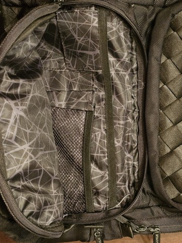 Sprayground Backpack Nylon Weave Front Black - SOME DAMAGE, SEE PHOTOS - Picture 3 of 13