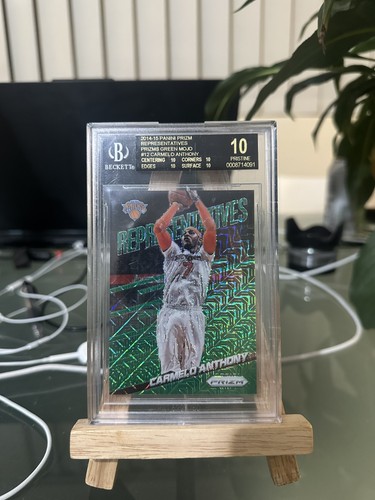2014-15 Panini Prizm Carmelo Anthony Representatives /25 BGS Black Label Pop 1