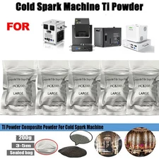 30X Cold Spark Machine Ti Powder 200g Bag 2-5M Range Stage Effect Outdoor/Indoor