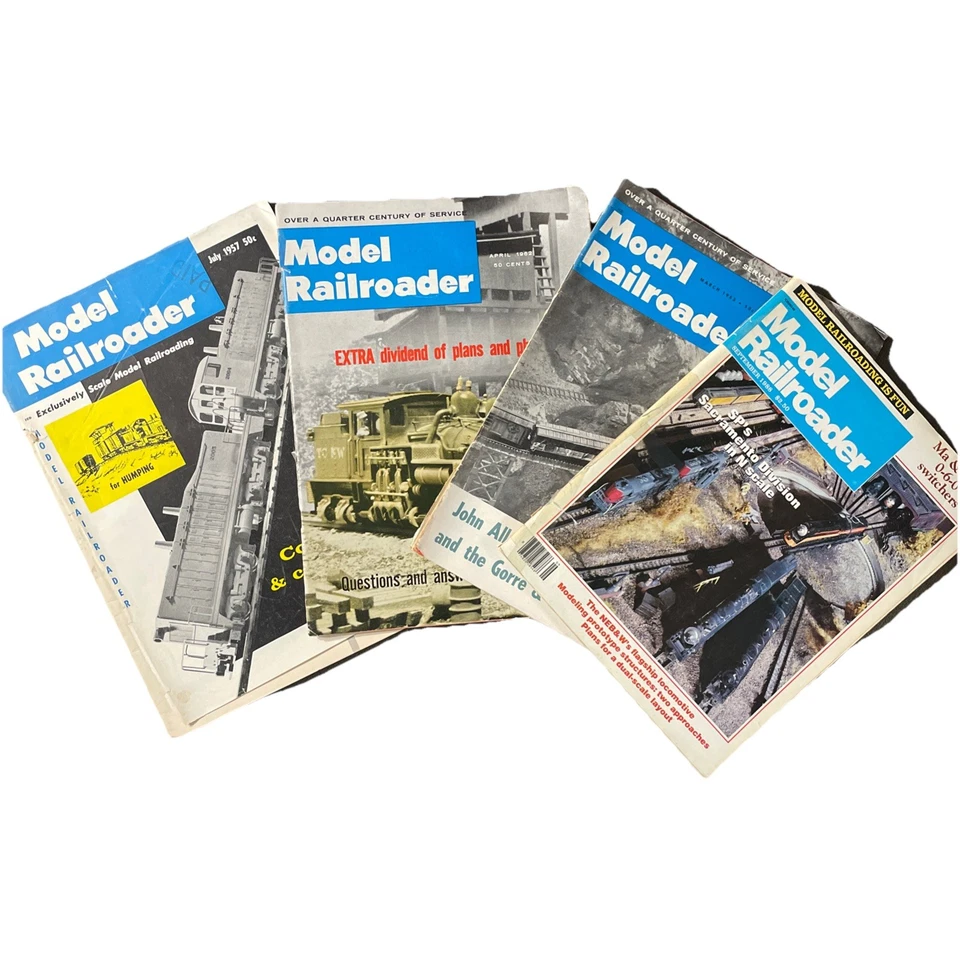 Assortment Of Model Railroader & RAILROAD MODEL CRAFTSMAN Magazines 1957-1988 - Image 3 of 4