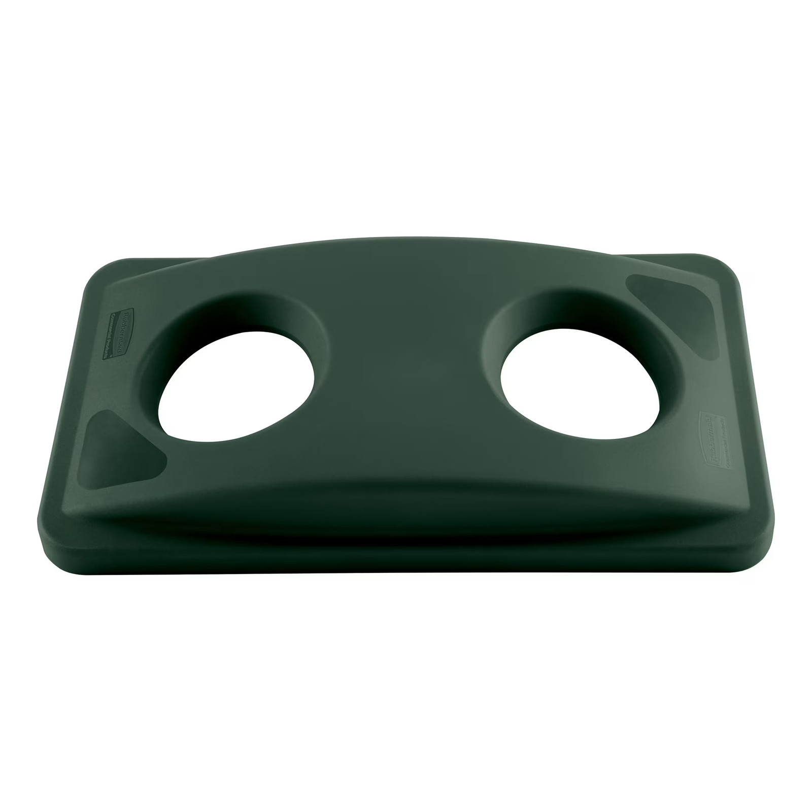 Rubbermaid FG269288GRN Slim Jim Green Bottle / Can Recycling Top