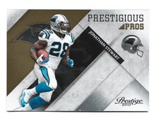 /100 Gold 2010 Playoff Prestige Pros Jonathan Stewart #26 Carolina Panthers Card