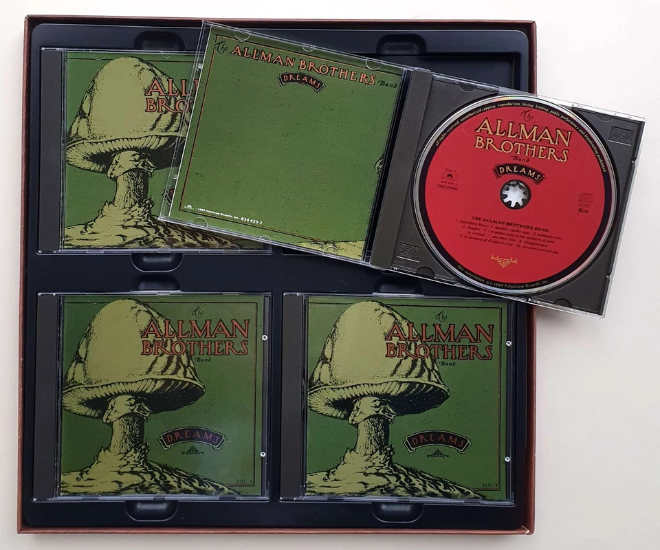 The Allman Brothers Band 4 CD Boxset "Dreams" + Booklet 1989 PolyGram neuwertig! - Bild 3 von 4