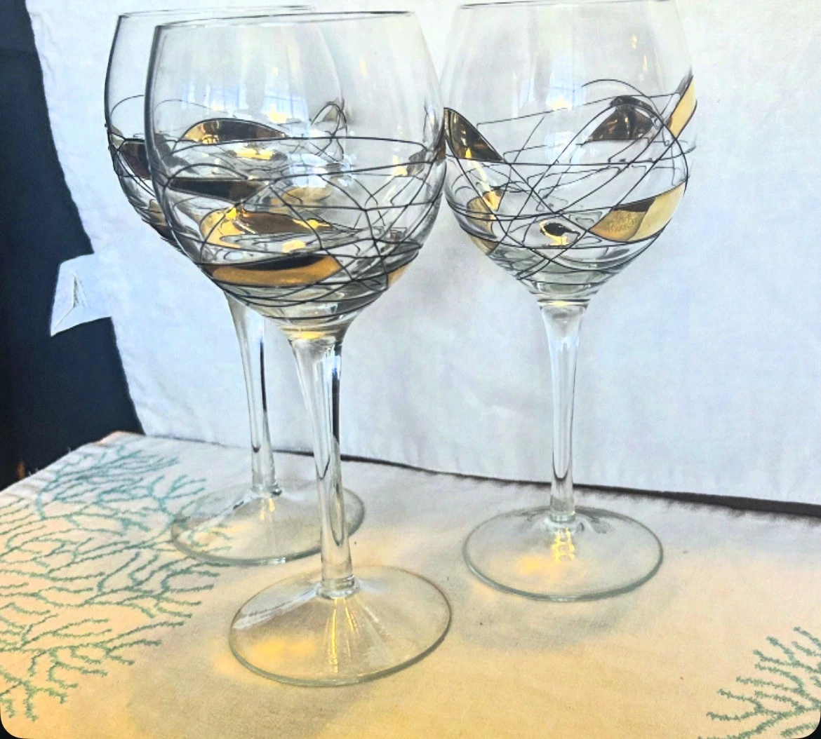 Juego De Copas De Vino Vintage Rosadas De 6, Copas De Agua D | Envío Gratis