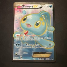 Pokémon TCG Manaphy-EX Breakpoint 116/122 Holo Full Art Ultra Rare MP