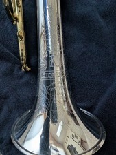 KING SILVER SONIC CORNET 1959-60 STERLING SILVER BELL IN EXCELLENT CONDITION