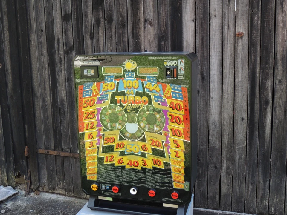 Geldspielautomat - Turbo Sunny, Spielautomat,  Geldspieler aus den 90er - Defekt - Bild 2 von 4