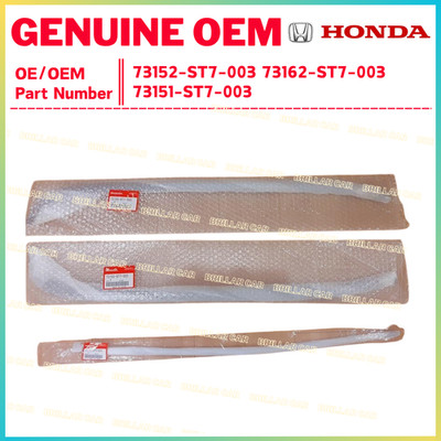 Honda Genuine Integra DC1 DC2 Front Windshield Molding RH & LH & Upper Set OEM