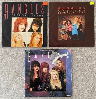 Bangles   In Your Room, Walking Down Your Street, Eternal Flame 3x 7in Singles