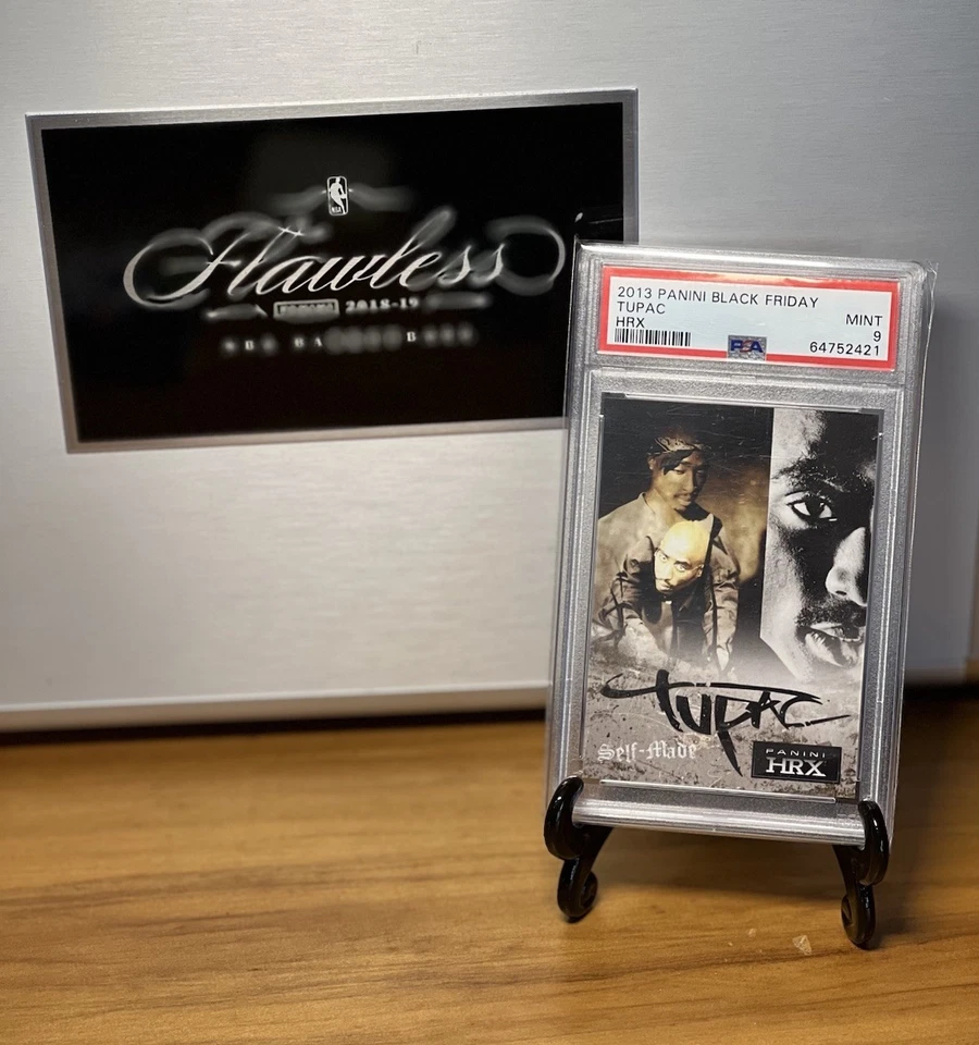 2013 Panini Black Friday Tupac 2Pac HRX RC Rookie Mint PSA 9 - Image 3 of 3