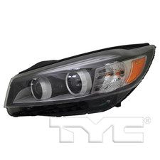 Halogen Headlight Front Lamp For 16-18 Kia Sorento Wlight Bar Left Driver